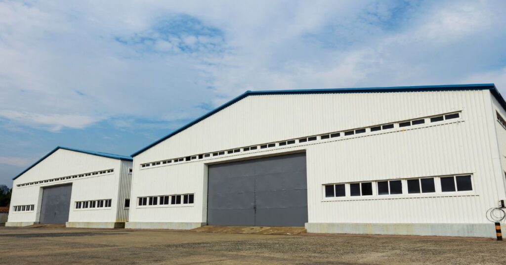 Storage Warehouse at Outdoor